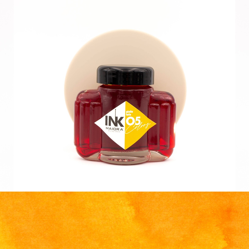 Maiora Ink Colors - Inchiostro Stilografico - 05 Giallo Tufo 67ml