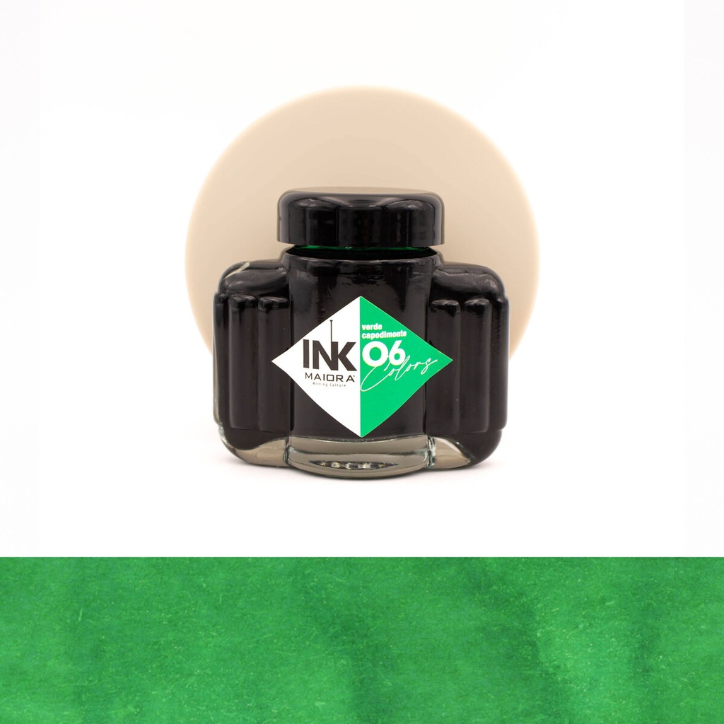 Maiora Ink Colors - Inchiostro Stilografico - 06 Verde Capodimonte 67ml