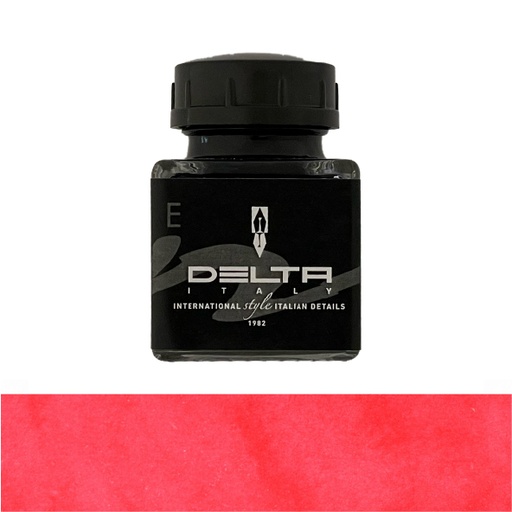 Delta Ink Colors - Fountain Pen Ink - 03 Rosso Pompeiano 0.9 Oz