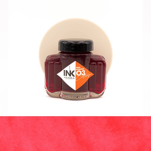 Maiora Ink Colors - Fountain Pen Ink - 03 Rosso Pompeiano 2,3 Oz